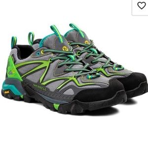 Merrell Capra Sport Hiking Shoes Grey Wild Dove